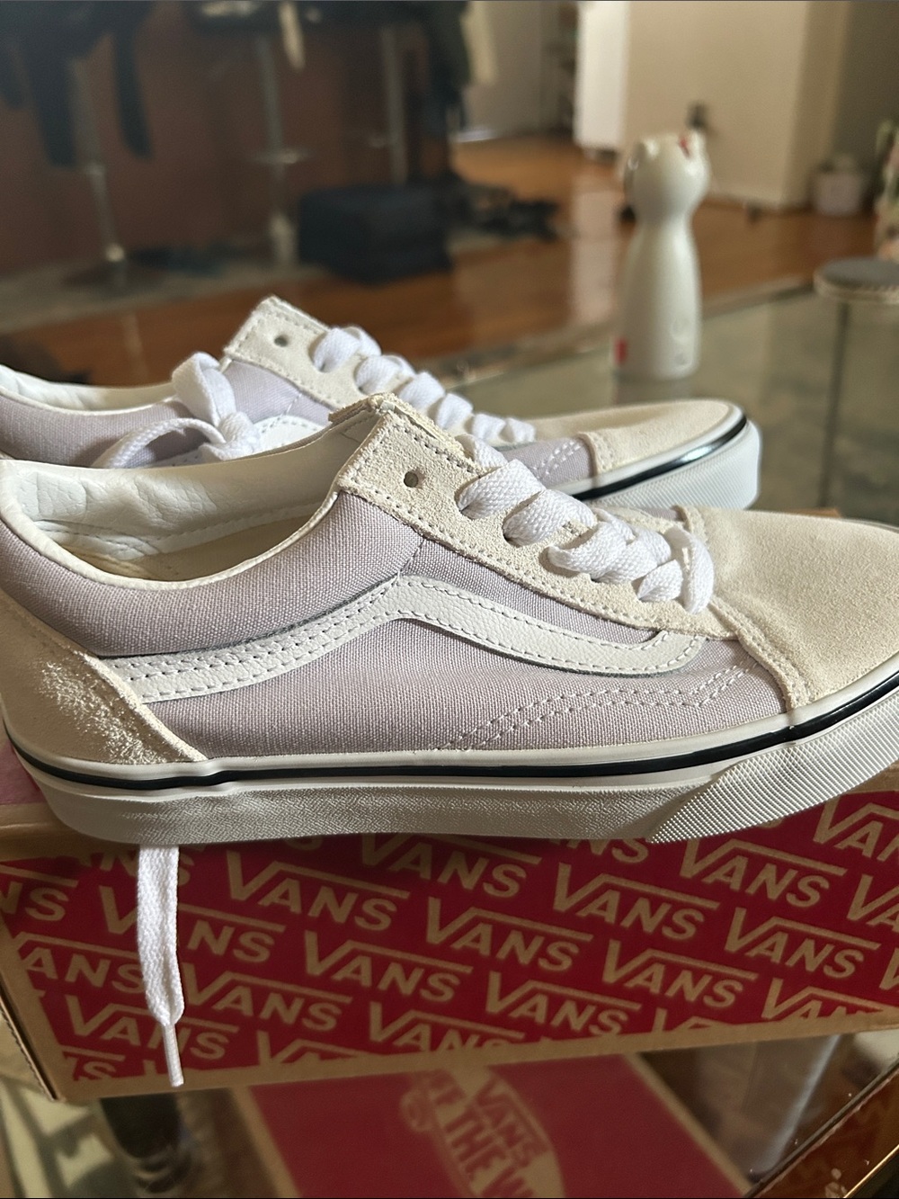 Vans Women's Low-Top Old Skool Sneakers in lilac mist